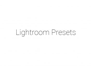 Lesson 9A: Page 18 Lightroom Presets